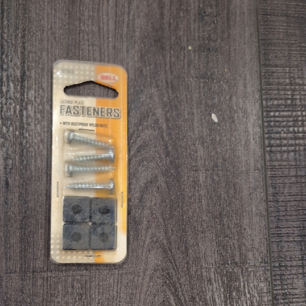 BELL License Plate Fasteners NEW